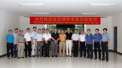 我司成功舉辦國家科技支撐計劃“新型壓電單晶復(fù)合材料和基于新材料的超聲探頭研發(fā)”課題研討會